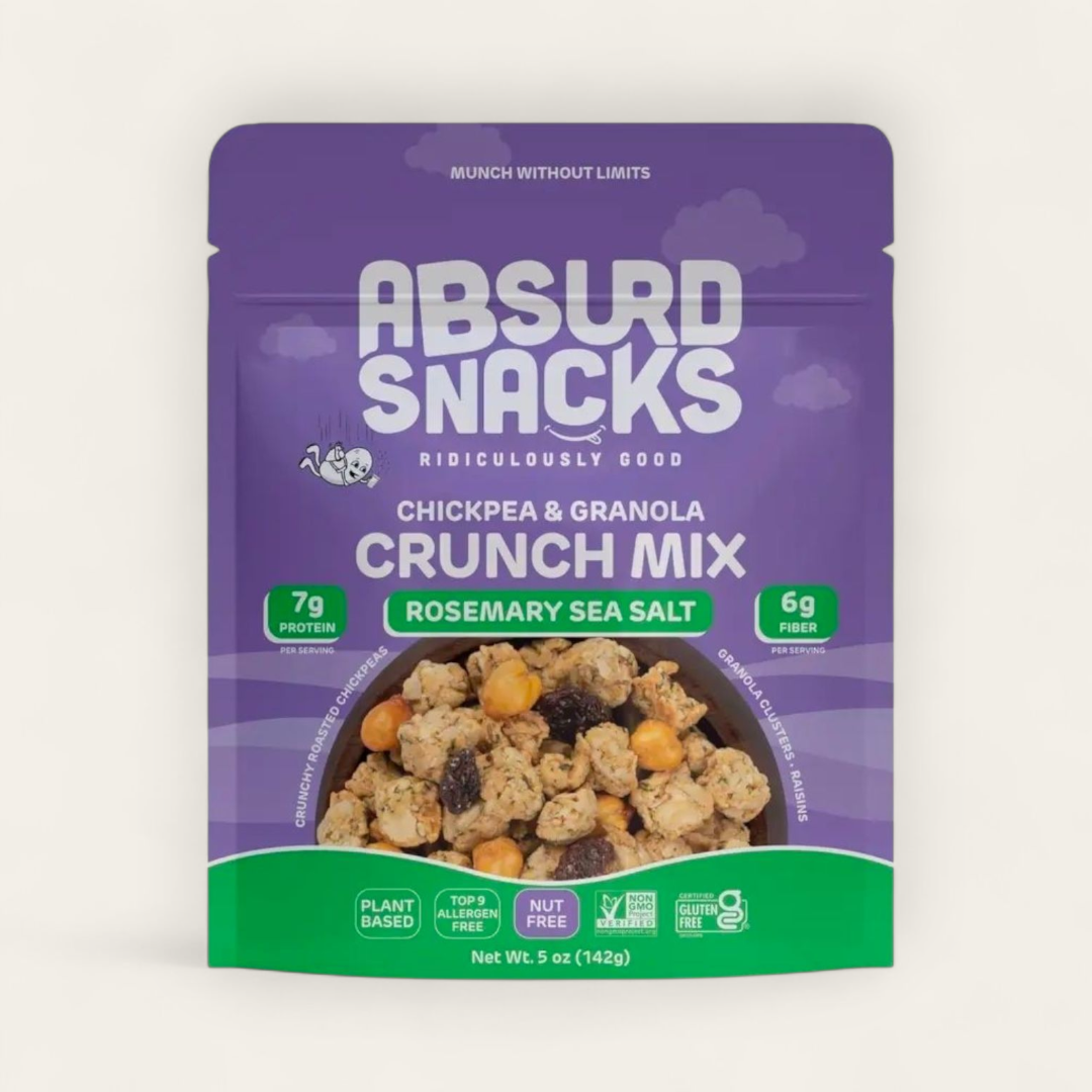 Absurd Snacks Rosemary Sea Salt Snack  Mix