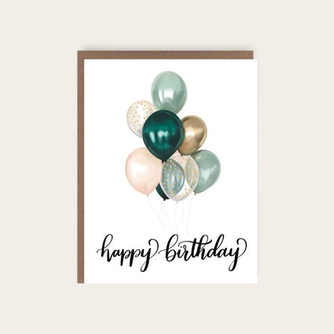 Balloon Birthday Card