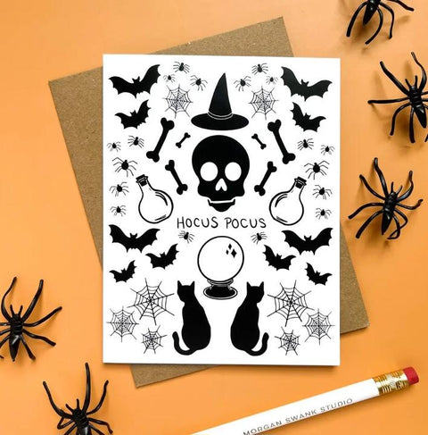 Hocus Pocus Folk Design Card