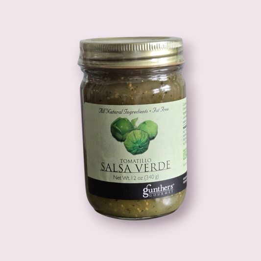 Gunther's Gourmet Tomatillo, Salsa Verde 12 oz. Jar