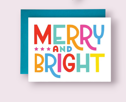 Merry and Bright Greeting Card