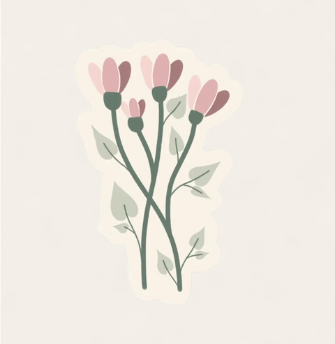 Tulip Spring Sticker