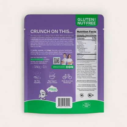 Absurd Snacks Rosemary Sea Salt Snack  Mix